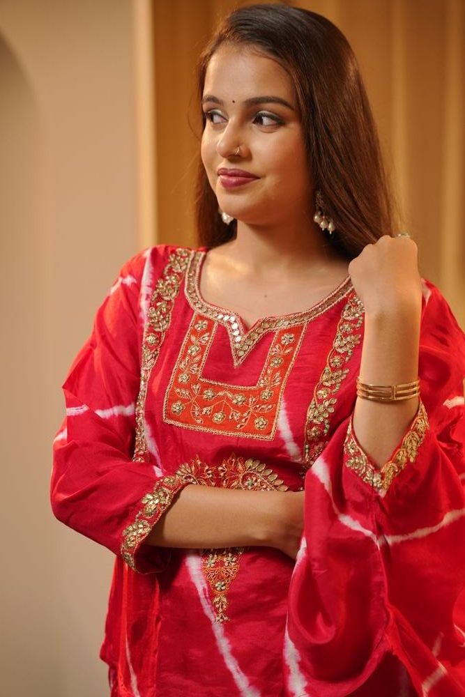 Red Co-ord Set view 4